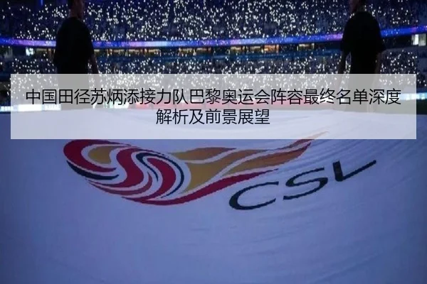 中国田径苏炳添接力队巴黎奥运会阵容最终名单深度解析及前景展望